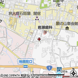 三重県亀山市関町木崎327周辺の地図