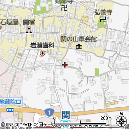 三重県亀山市関町木崎232周辺の地図