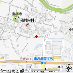 三重県亀山市関町木崎1671周辺の地図