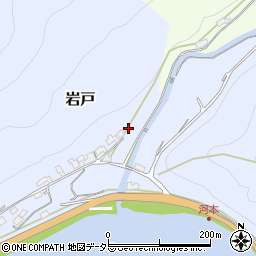 岡山県和気郡和気町岩戸周辺の地図