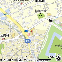 トヨタモビリティ新大阪　南平台店周辺の地図