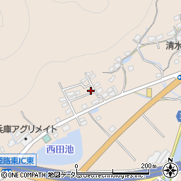 兵庫県姫路市飾東町山崎1274周辺の地図
