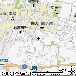 三重県亀山市関町木崎226-4周辺の地図
