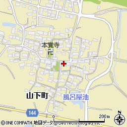 三重県亀山市山下町25周辺の地図
