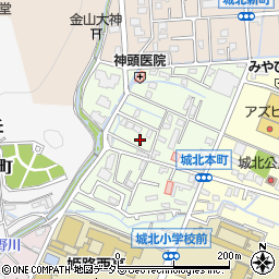 兵庫県姫路市城北本町8-3周辺の地図