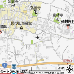 三重県亀山市関町木崎204周辺の地図