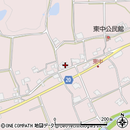 兵庫県三木市口吉川町東中170周辺の地図