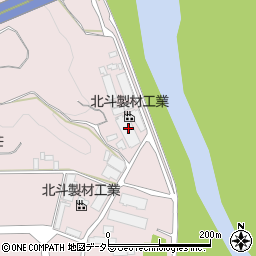 北斗製材工業株式会社　本社工場周辺の地図