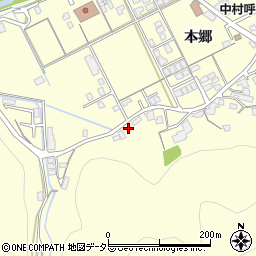 島根県浜田市内村町本郷489-4周辺の地図