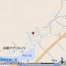 兵庫県姫路市飾東町山崎1276周辺の地図