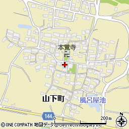 三重県亀山市山下町34周辺の地図