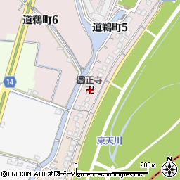 円正寺周辺の地図