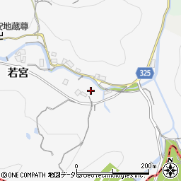 兵庫県川西市若宮南平周辺の地図