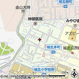 兵庫県姫路市城北本町8-21周辺の地図