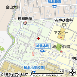 兵庫県姫路市城北本町11-15周辺の地図