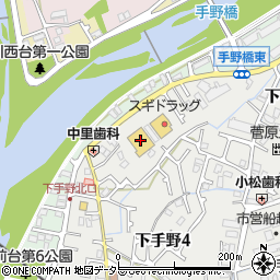 ダイソー姫路下手野店周辺の地図