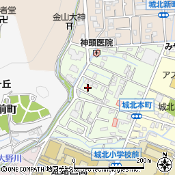 兵庫県姫路市城北本町8-6周辺の地図