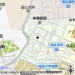 兵庫県姫路市城北本町8周辺の地図