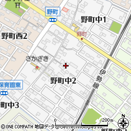 三重県鈴鹿市野町中周辺の地図