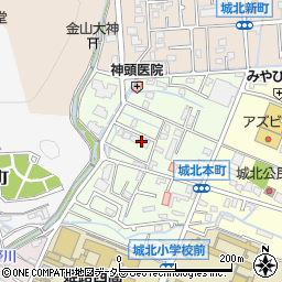 兵庫県姫路市城北本町8-19周辺の地図