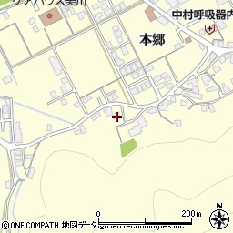 島根県浜田市内村町本郷554周辺の地図