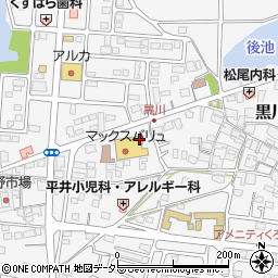 マックスバリュ西日本株式会社　マックスバリュ　黒川店周辺の地図