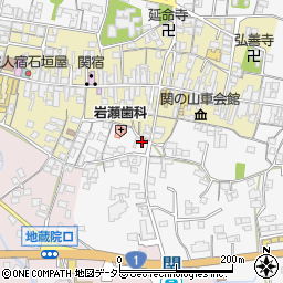 三重県亀山市関町木崎248周辺の地図