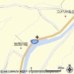 岡山県加賀郡吉備中央町上加茂577周辺の地図