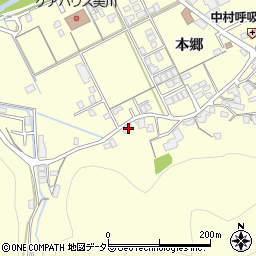 島根県浜田市内村町本郷489-1周辺の地図