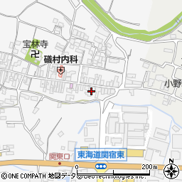 三重県亀山市関町木崎1674周辺の地図