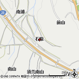 愛知県額田郡幸田町須美石原周辺の地図