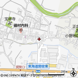 三重県亀山市関町木崎1680周辺の地図