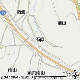 愛知県幸田町（額田郡）須美（石原）周辺の地図