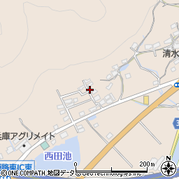 兵庫県姫路市飾東町山崎1258周辺の地図