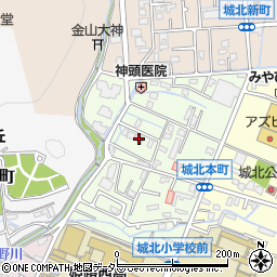 兵庫県姫路市城北本町8-18周辺の地図