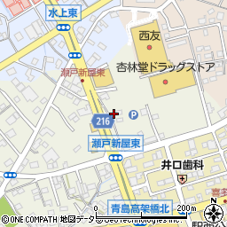 静岡県藤枝市瀬戸新屋183周辺の地図