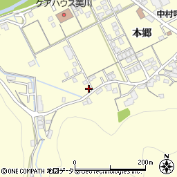 島根県浜田市内村町本郷561周辺の地図