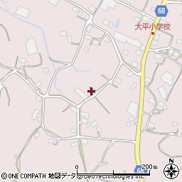 静岡県浜松市浜名区大平520-3周辺の地図