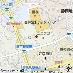 静岡県藤枝市瀬戸新屋193周辺の地図