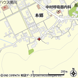 島根県浜田市内村町614周辺の地図