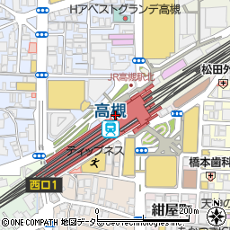 大阪医科薬科大学健康科学クリニック周辺の地図