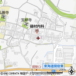 三重県亀山市関町木崎1653周辺の地図