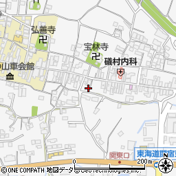 三重県亀山市関町木崎1591周辺の地図