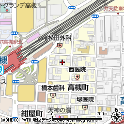 ロジュマン高槻周辺の地図