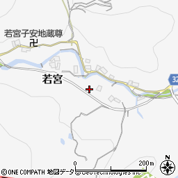兵庫県川西市若宮辻周辺の地図