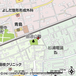 静岡県藤枝市田沼2丁目5周辺の地図