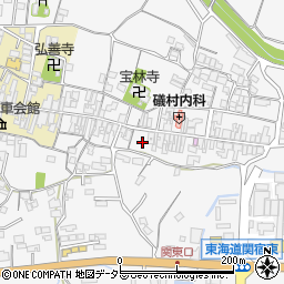 三重県亀山市関町木崎1633周辺の地図