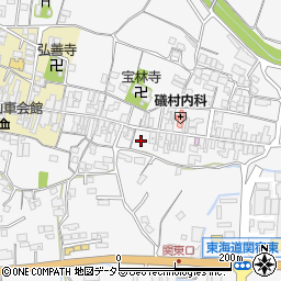三重県亀山市関町木崎1632-1周辺の地図
