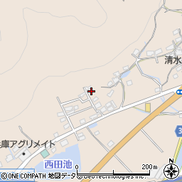 兵庫県姫路市飾東町山崎1255周辺の地図