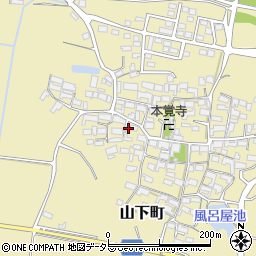 三重県亀山市山下町93周辺の地図
